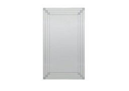 Grey Corner Detail Leaner Mirror