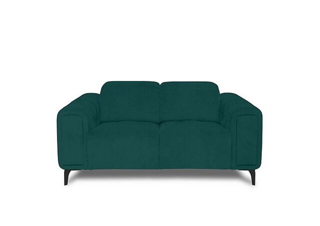 Elphaba Fabric 2 Seater Sofa with Storage Arms - Opulence Teal