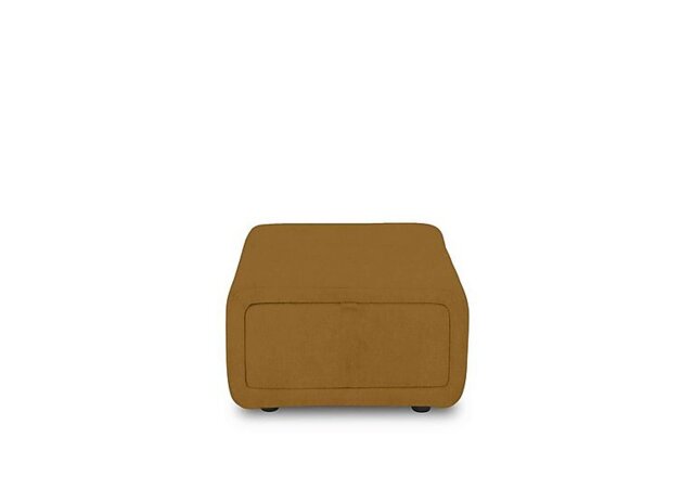 Elphaba Fabric Storage Footstool - Opulence Saffron