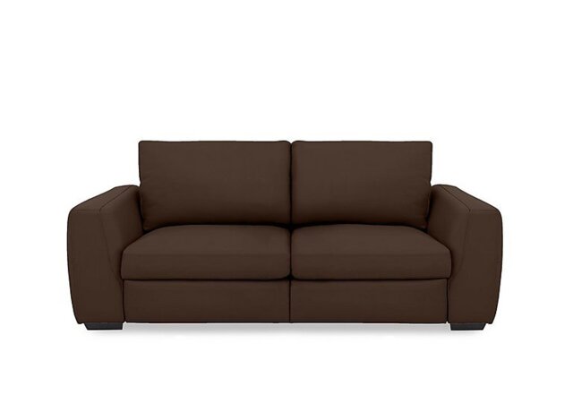 Dinky Leather 3 Seater Sofa with Power Recliner