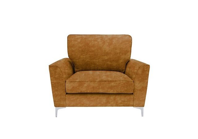 Legend Fabric Armchair with Light Feet - Sublime Tumeric