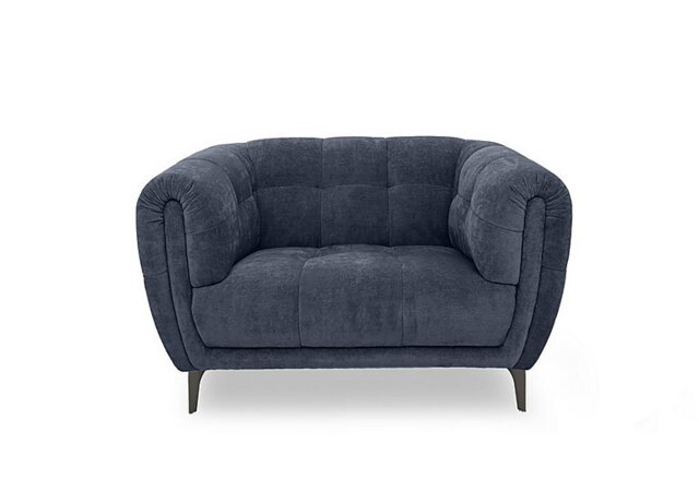 Ideal Home - Sienna Fabric Cuddler Chair - Hudson Ocean