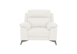 World of Leather - Missouri Leather Armchair - BV Star White