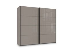 Wiemann - Antoni 180cm 2 Door Decor Sliding Wardrobe with 2 Glass Doors