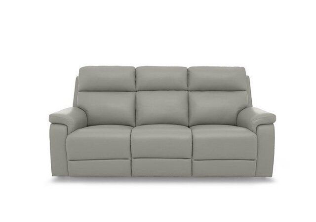 Raven Leather 3 Seater Sofa