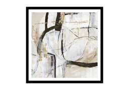 Black Stroke II Framed Picture
