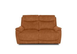 Sloane 2 Seater Fabric Power Recliner Sofa - Dexter Pumpkin
