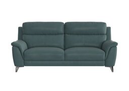 Contempo 3 Seater BV Leather Sofa - BV Lake Green