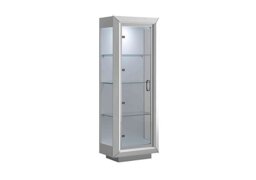 Palazzo 1 Door Curio Cabinet - Glossy White