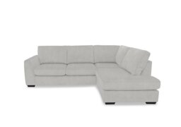 Dinky Fabric Right Hand Facing Corner Chaise End Sofa - Manhattan Stone
