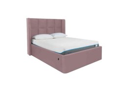 Shiva Electric Ottoman Bed Frame - Double - Velvet Lilac