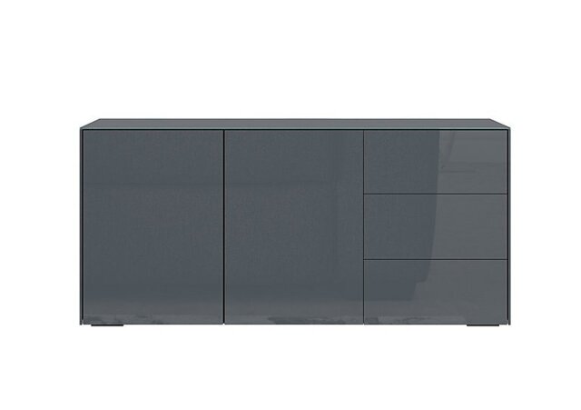 Lexa Smart 2 Door 3 Drawer Sideboard - Grey