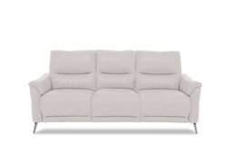 Daytona 3 Seater Leather Sofa - Cotton