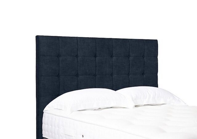 Artisan Collection Kaito High Floor Standing Headboard - Single - Granite Blue
