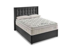 Silentnight - Revitalise Breathe 3000 Pillowtop Divan Set - King Size - Smooth Velvet Charcoal