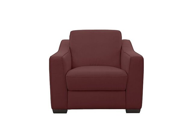 World of Leather - Optimus NC Leather Armchair - NC Deep Red