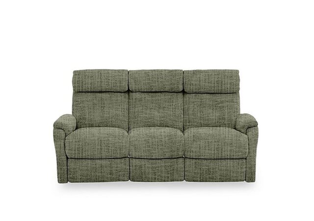 Compact Collection Titch Fabric 3 Seater Sofa - Olive Green