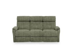 Compact Collection Titch Fabric 3 Seater Sofa - Olive Green