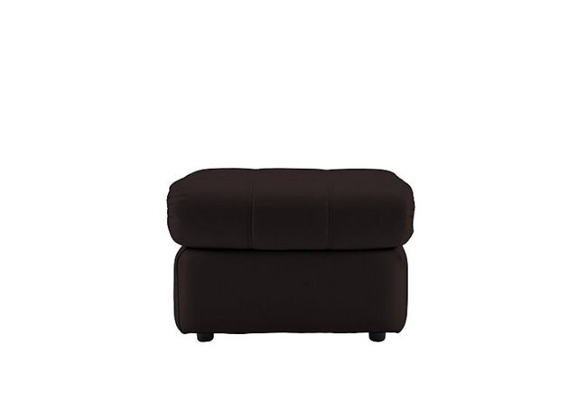 G Plan - Chloe Leather Footstool - Capri Chocolate