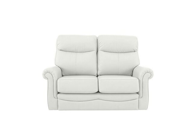 G Plan - Avon Small 2 Seater Leather Sofa - Oxford Chalk - Sofas and Armchairs