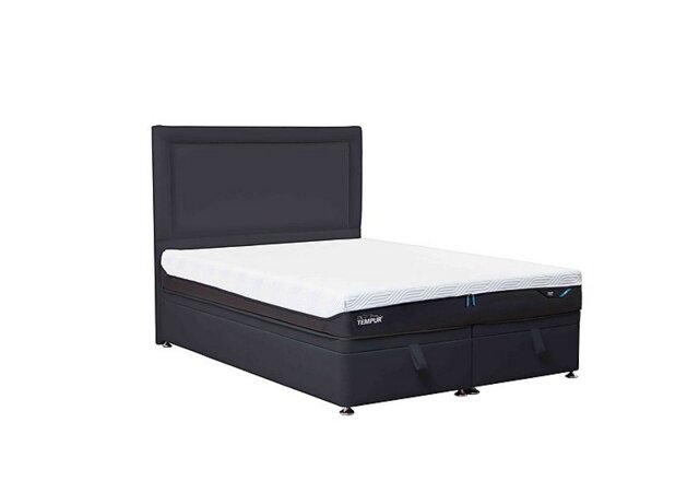 TEMPUR - Buckingham Platform Ottoman Divan Base - Double - Anthracite