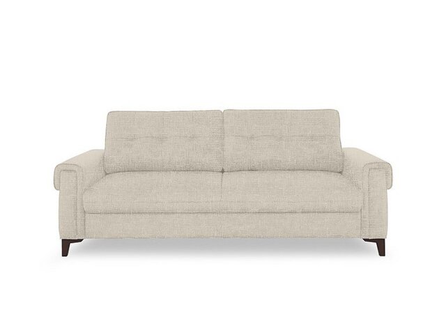 Zoom Fabric 3 Seater Sofa Bed - Weave Stone