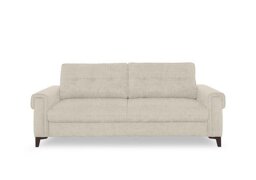 Zoom Fabric 3 Seater Sofa Bed - Weave Stone