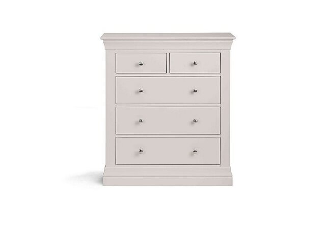 Sophia 3+2 Drawer Chest - Light Grey