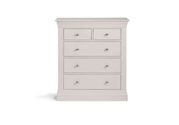 Sophia 3+2 Drawer Chest - Light Grey