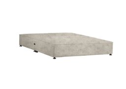 Sleepeezee - Shallow Divan Base - King Size - Daytona Stone