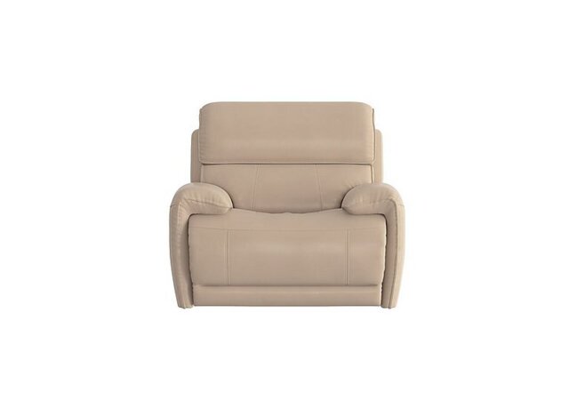 World of Leather - Link Leather Armchair - BV Pebble
