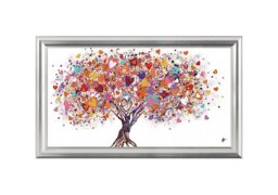 Tree of Hearts Framed Picture