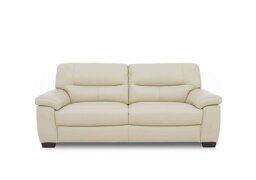 World of Leather - Hetty 3 Seater NC Leather Sofa - NC Bisque