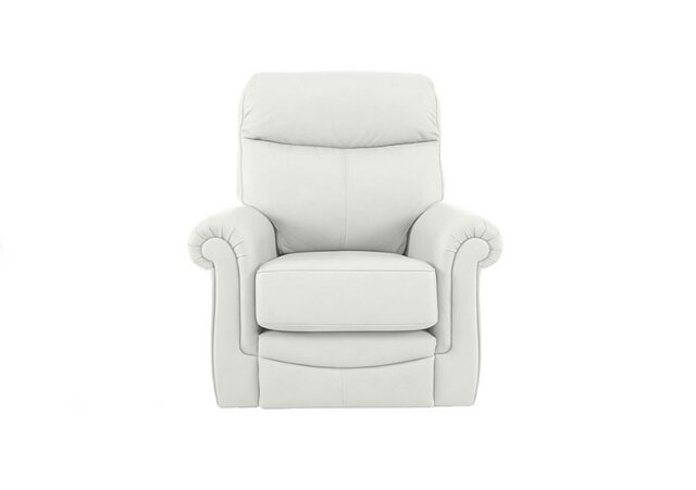 G Plan - Avon Leather Lift and Rise Recliner Armchair - Oxford Chalk