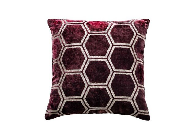 Ivor Cushion - Aubergine