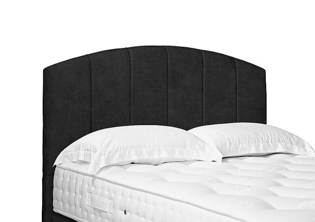 Artisan Collection Bow Standard Floor Standing Headboard - King Size - Smokey Quartz