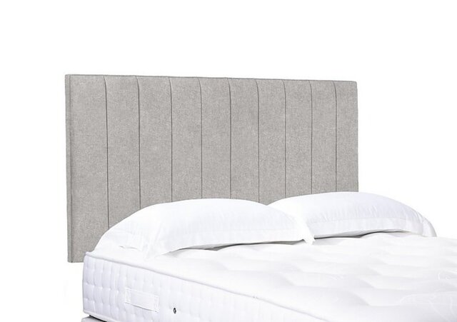 Artisan Collection Elyse High Strutted Headboard - Single - Tweed Stone