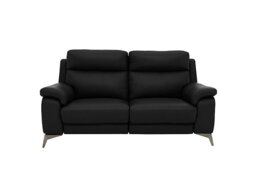 World of Leather - Missouri 2 Seater Leather Sofa - Classic Black
