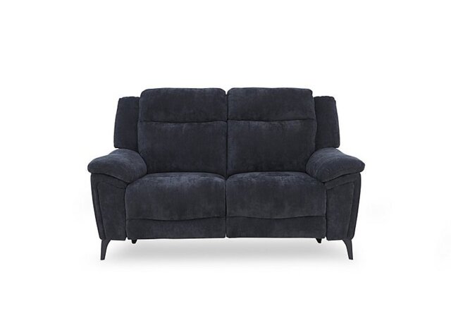 Panache Fabric 2 Seater Power Recliner Sofa with Power Headrests and Heated Seats - Manhattan Indigo