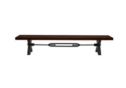 Bodahl - Terra Dining Bench with Tension Bolt X-Leg - 180-cm - Smoked