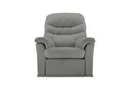 G Plan - Malvern Leather Armchair with Manual Recliner - Texas Charcoal