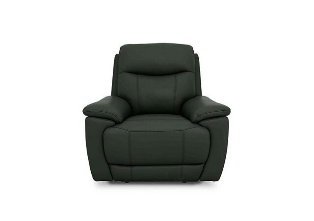 Sloane Leather Power Recliner Chair - Oslo Pine