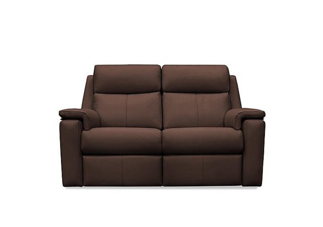 G Plan - Thornbury 2 Seater Leather Sofa with Manual Recliner - Capri Oak
