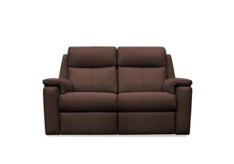 G Plan - Thornbury 2 Seater Leather Sofa with Manual Recliner - Capri Oak
