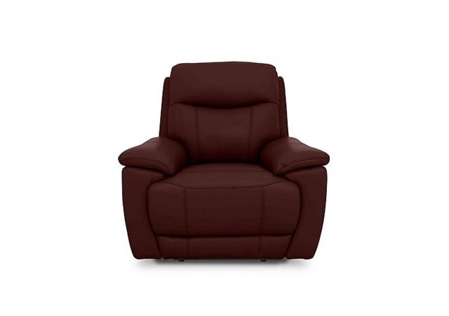 Sloane Leather Chair - Ruby