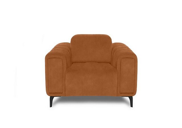 Elphaba Fabric Chair with Storage Arms - Dexter Pumpkin