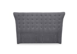Artisan Collection Callie High Floor Standing Headboard - Super King - Aston Steel