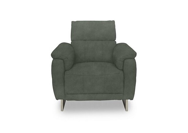 Moet Fabric Power Recliner Chair with Telescopic Headrest - Dexter Fern