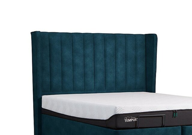 TEMPUR - Suffolk Wickham Floor Standing Headboard - King Size - Aqua