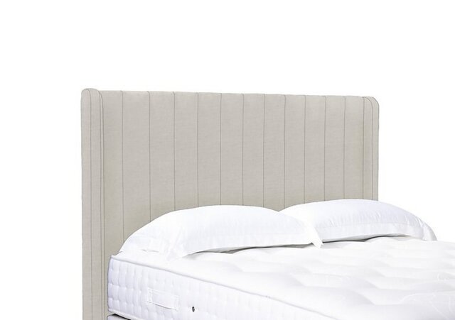 Artisan Collection Austin High Floor Standing Headboard - King Size - Plush Ecru